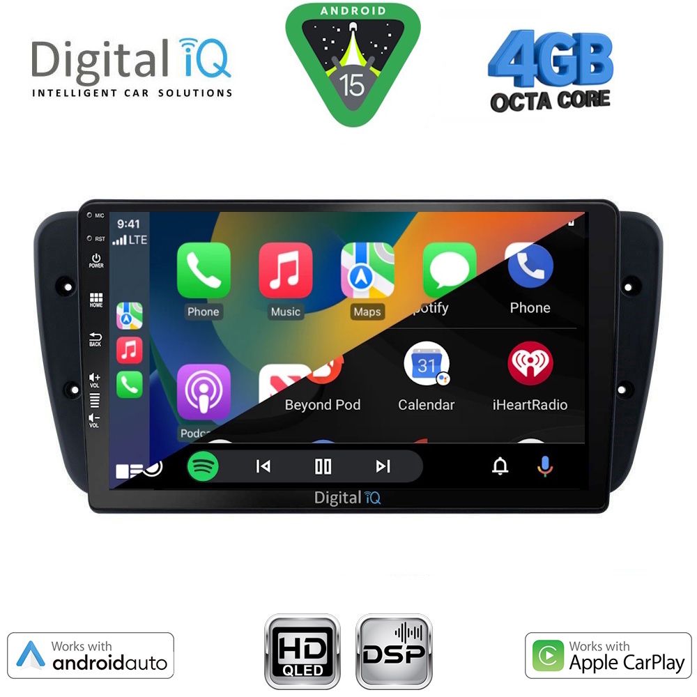 DIGITAL IQ BXF 16571_CPAA (9inc) MULTIMEDIA TABLET for SEAT IBIZA mod. 2008-2015 - immagine 2