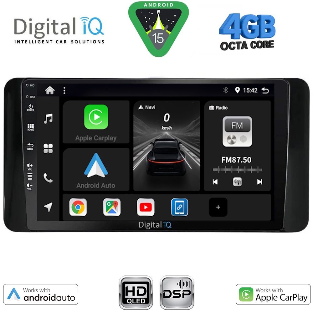 DIGITAL IQ BXF 16778_CPAA (10inc) MULTIMEDIA TABLET for TOYOTA LAND CRUISER LC300 mod. 2023-2026