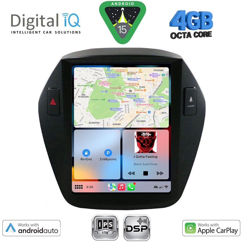 DIGITAL IQ BXF 6896_CPAA TESLA STYLE for HYUNDAI IX35 mod. 2010-2015 - immagine 2