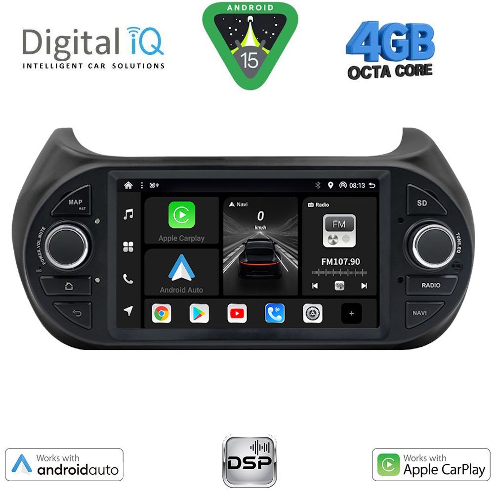 DIGITAL IQ BXF 698_CPAA (7" DVD) MULTIMEDIA SYSTEM for FIAT 500 mod. 2016-2025 - immagine 11