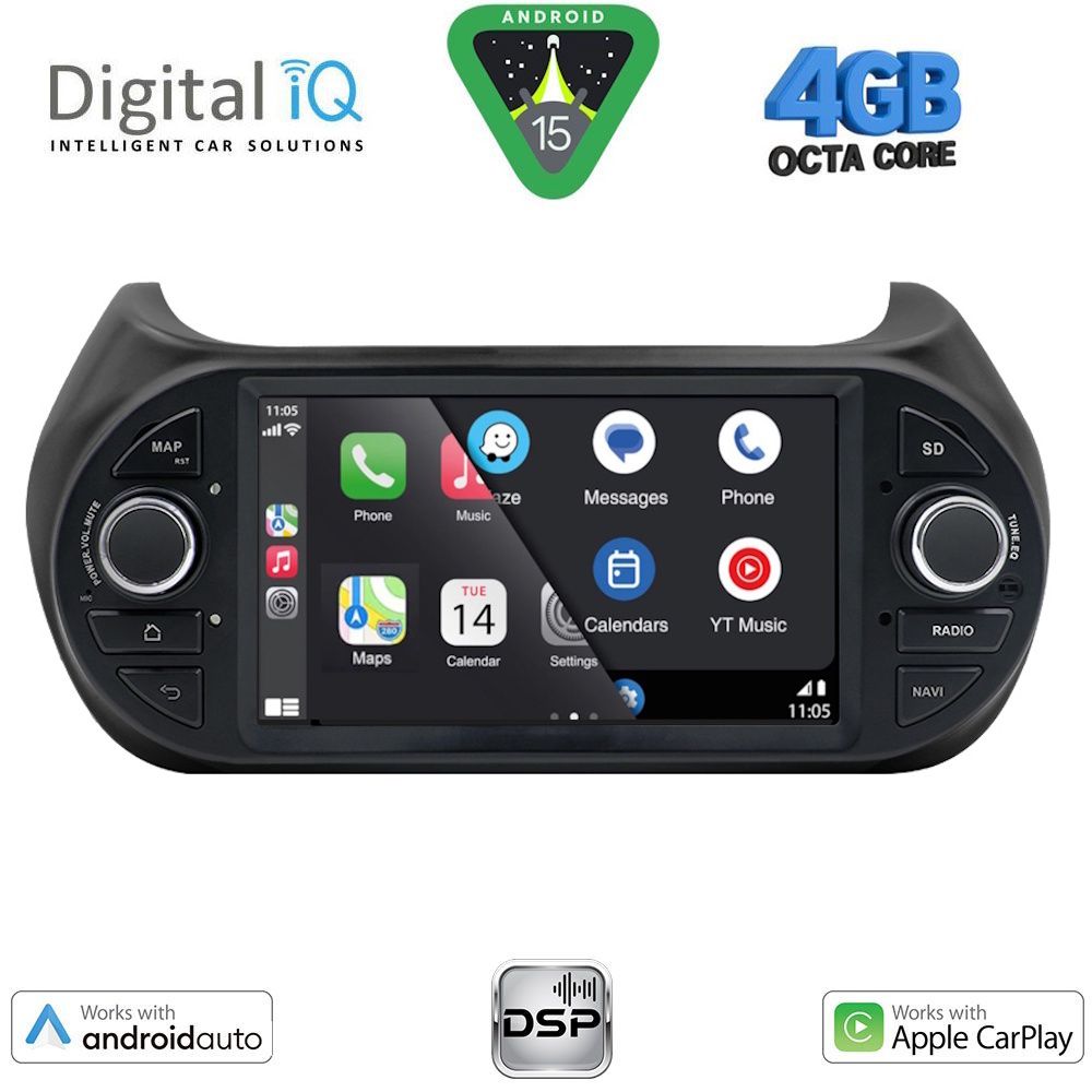 DIGITAL IQ BXF 698_CPAA (7" DVD) MULTIMEDIA SYSTEM for FIAT 500 mod. 2016-2025 - immagine 12