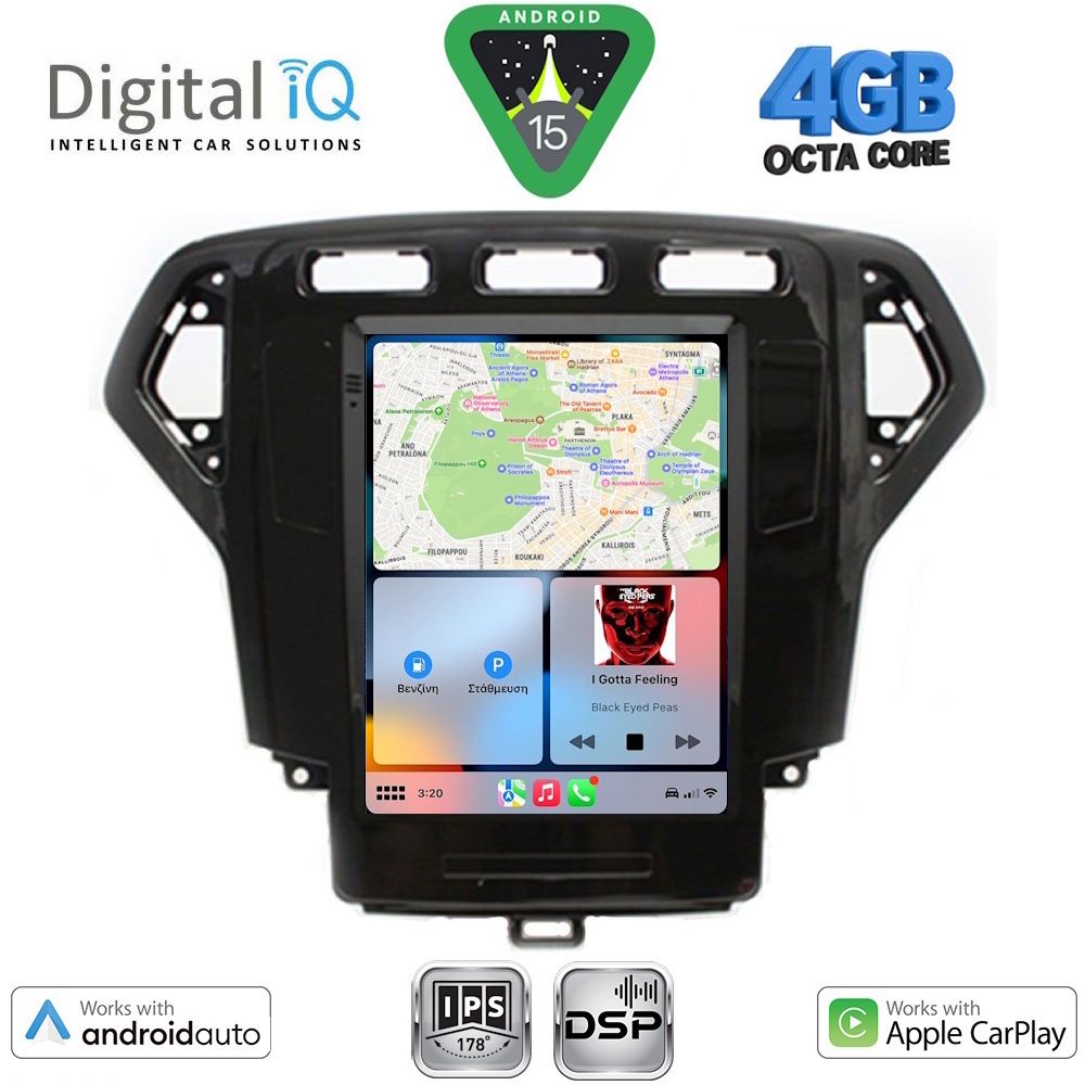 DIGITAL IQ BXF 6957_CPAA TESLA STYLE for FORD MONDEO mod. 2007-2010 - immagine 2