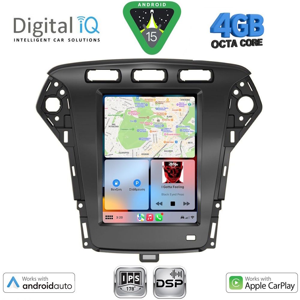 DIGITAL IQ BXF 6958_CPAA TESLA STYLE for FORD MONDEO mod. 2010-2013 - immagine 2