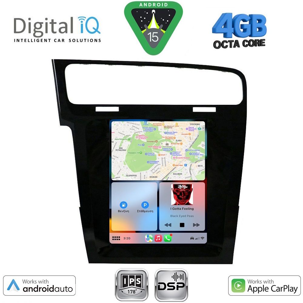 DIGITAL IQ BXF 6985_CPAA TESLA STYLE for VW GOLF 7 mod. 2013-2021 - immagine 2