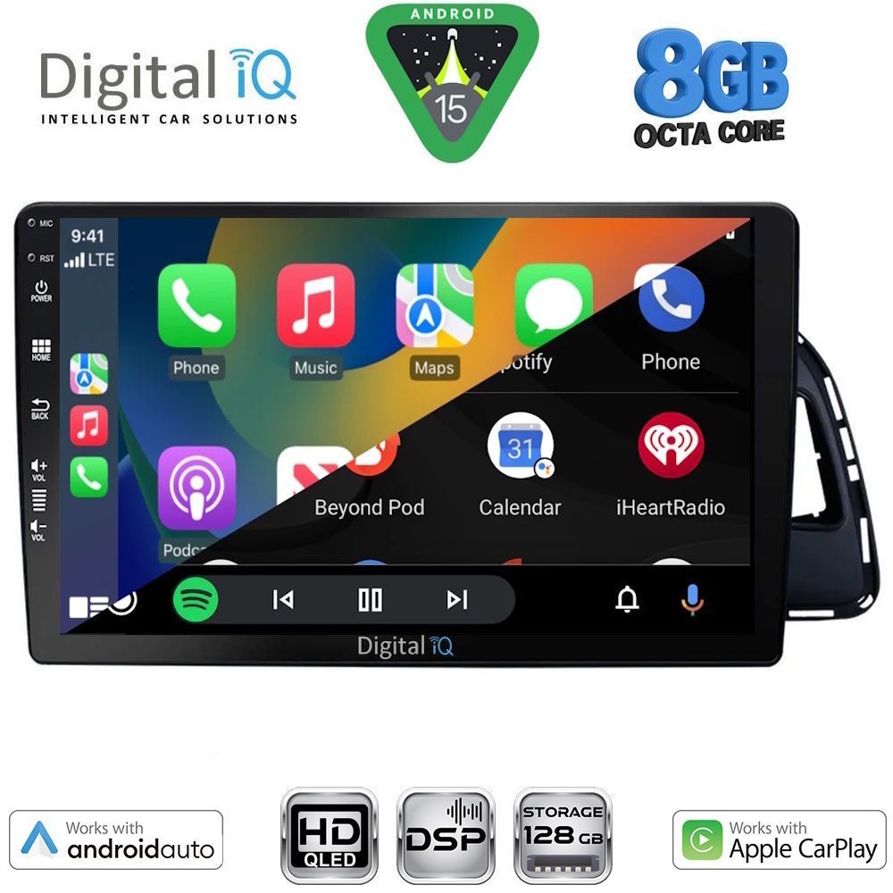 DIGITAL IQ BXF 7015_CPAA (10inc) MULTIMEDIA TABLET for AUDI Q5 mod. 2010-2018 - immagine 2