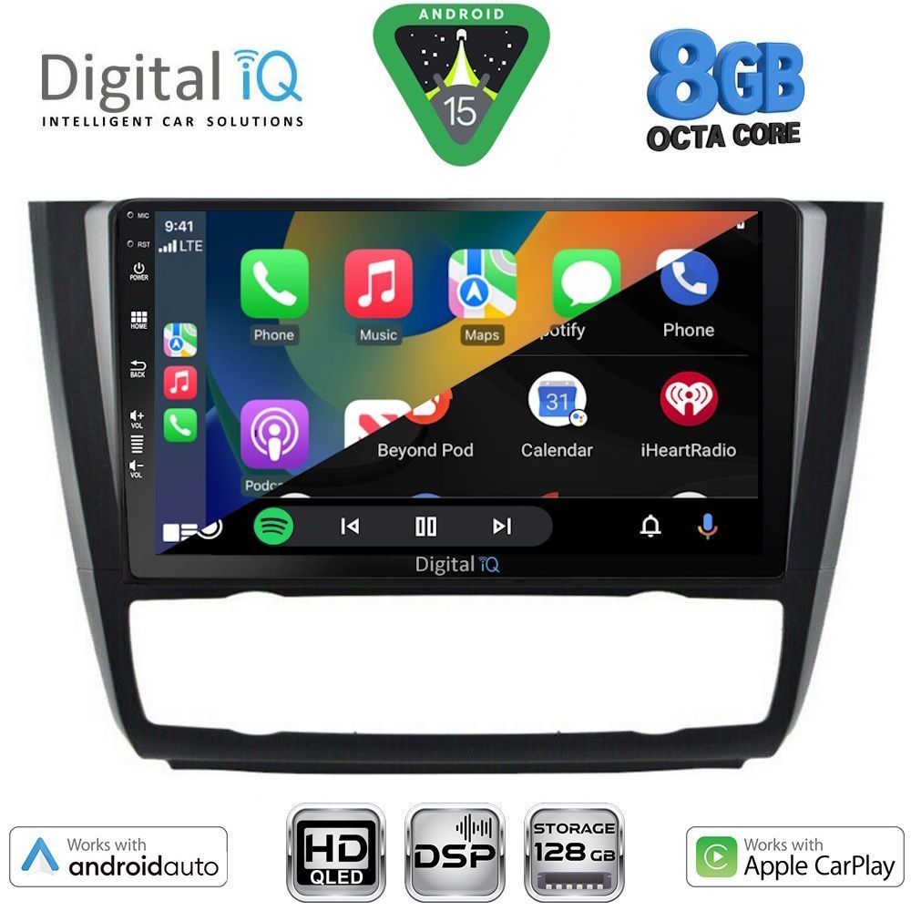 DIGITAL IQ BXF 7040_CPAA CLIMA (9inc) MULTIMEDIA TABLET for BMW S.1 (E81-82-87-88) mod. 2004-2013 - immagine 2