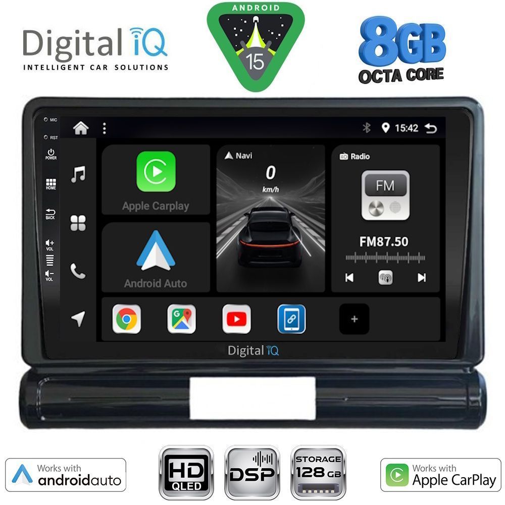 DIGITAL IQ BXF 7093M_CPAA (9inc) MULTIMEDIA TABLET for CITROEN C3 - DS3 mod. 2016-2024 Med Version