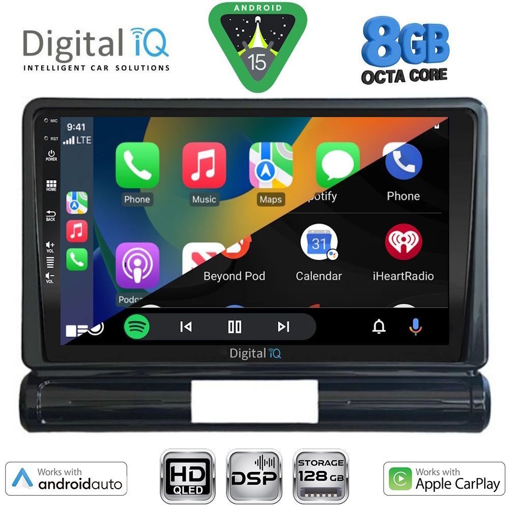 DIGITAL IQ BXF 7093M_CPAA (9inc) MULTIMEDIA TABLET for CITROEN C3 - DS3 mod. 2016-2024 Med Version - immagine 3