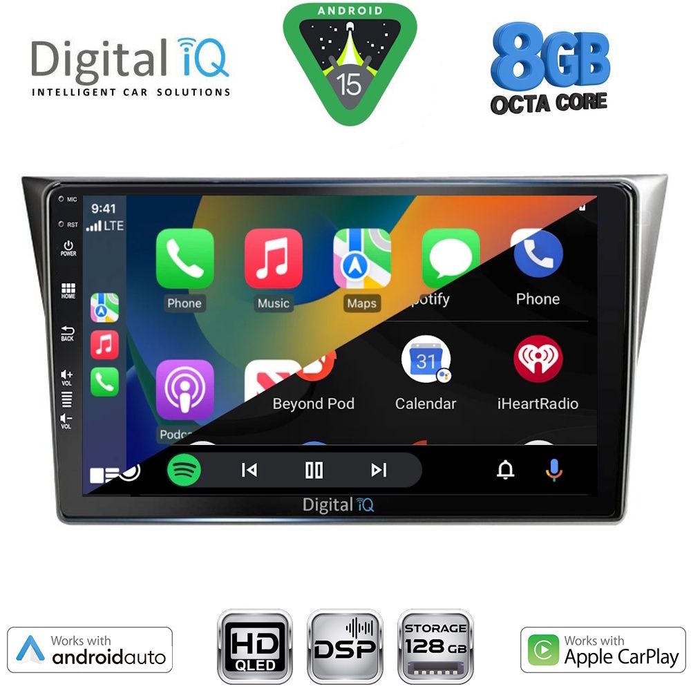 DIGITAL IQ BXF 7659_CPAA (9inc) MULTIMEDIA TABLET for SUBARU IMPREZA mod. 2002-2008 - immagine 2