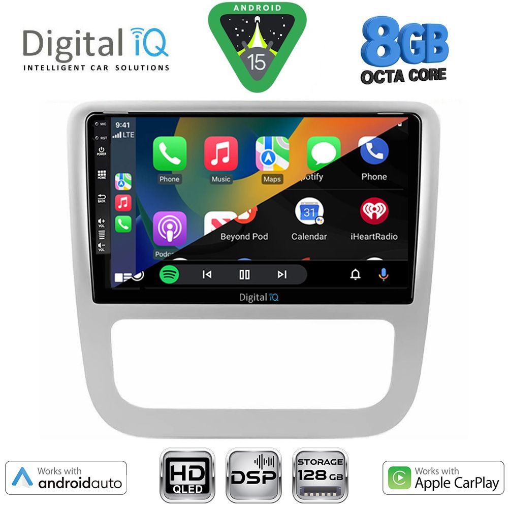 DIGITAL IQ BXF 7751_CPAA CLIMA (9inc) MULTIMEDIA TABLET for VW EOS mod. 2006-2016 - SCIROCCO mod. 2011-2014 - immagine 2
