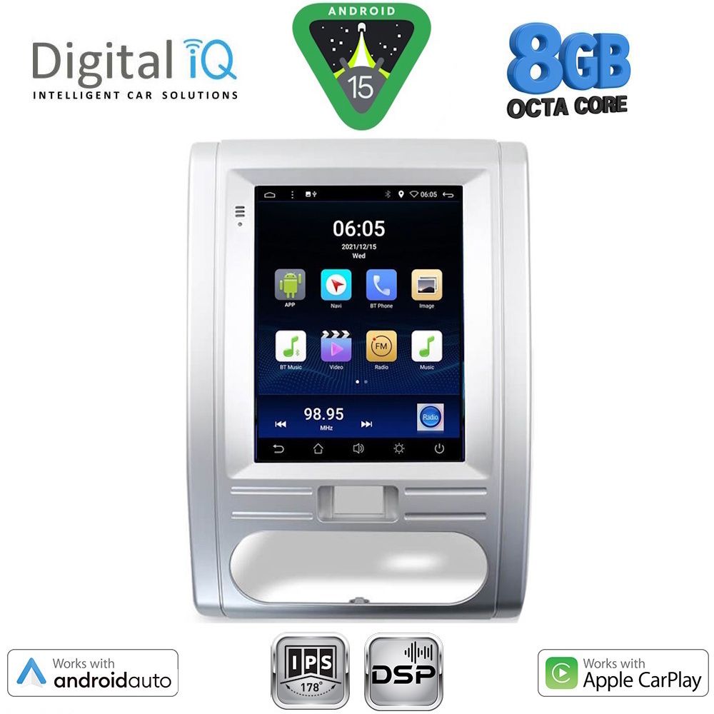 DIGITAL IQ BXF 7967_CPAA TESLA STYLE for NISSAN XTRAIL mod. 2007-2014