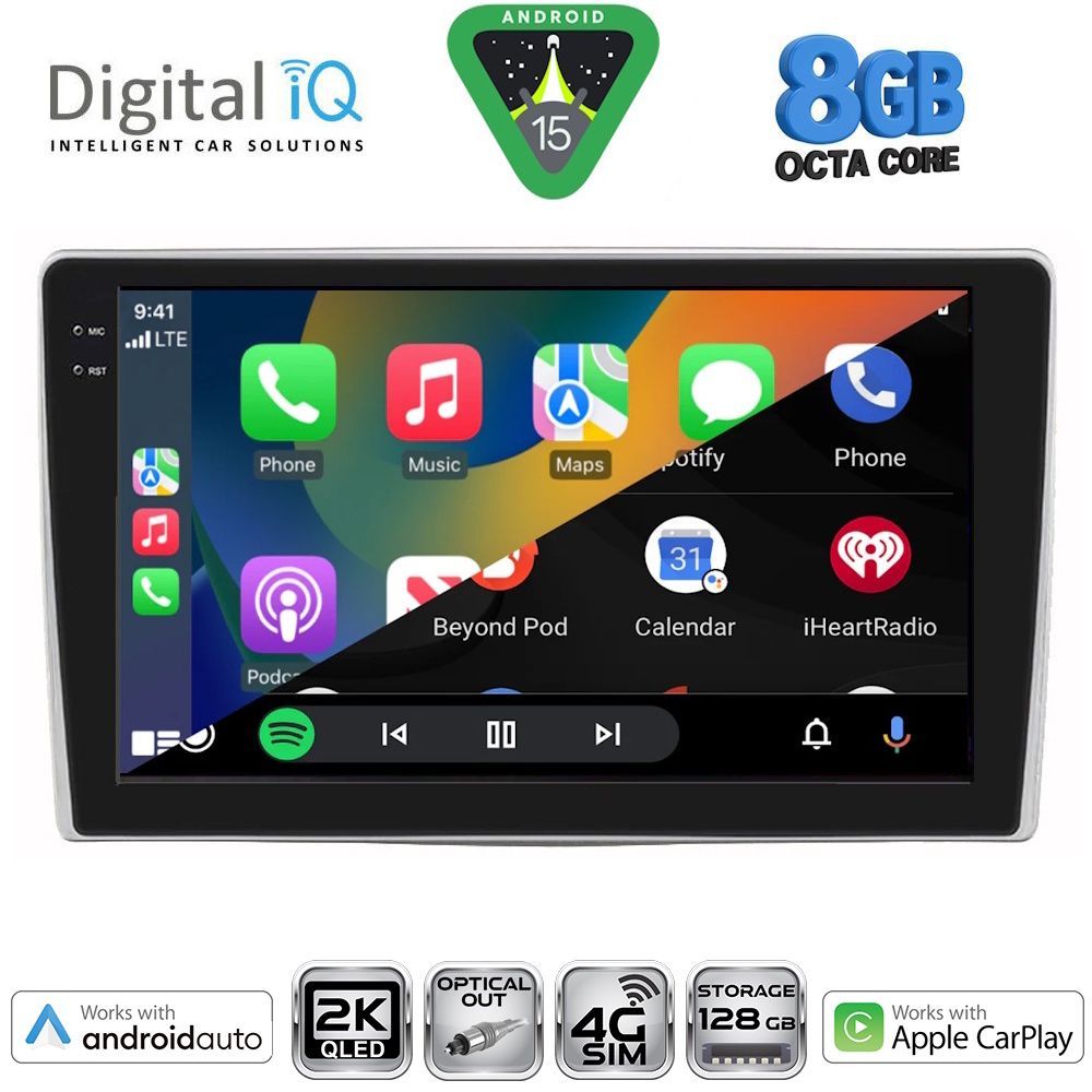 DIGITAL IQ BXK 20028_CPAA (9inc) MULTIMEDIA TABLET for ALFA ROMEO MITO mod. 2008-2018 - immagine 2