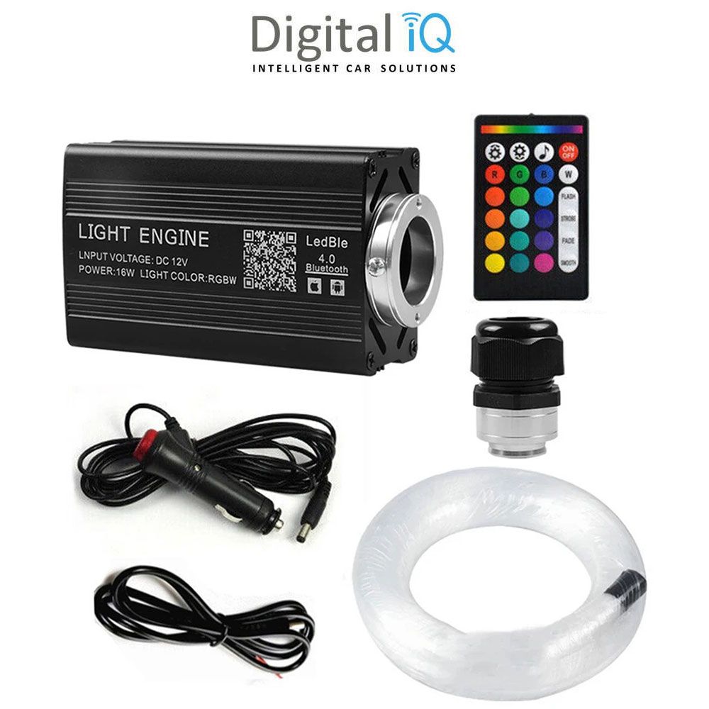 DIQ FIBER OPTIC HEADLINER FOH1000 (Universal Car Ceiling Star Light, 1000 Lights - 0,5mm - 2m)