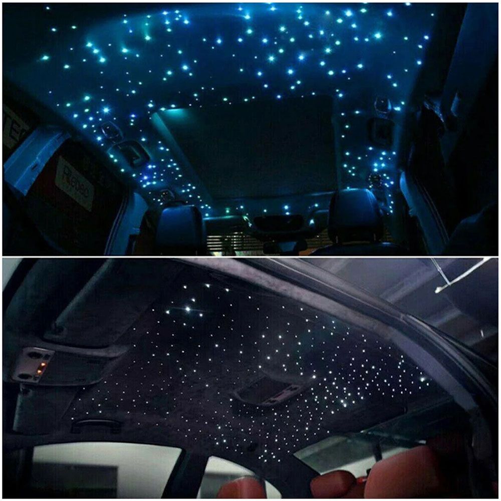 DIQ FIBER OPTIC HEADLINER FOH1000 (Universal Car Ceiling Star Light, 1000 Lights - 0,5mm - 2m) - immagine 2