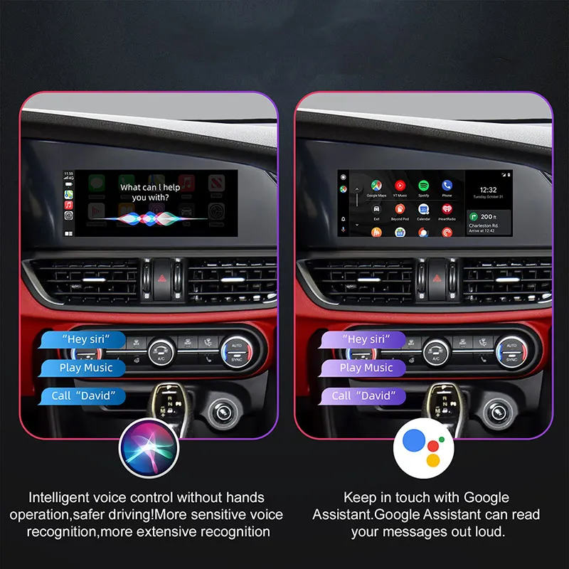 DIGITAL IQ AR 749F CPA (INTERFACE WIRELESS CARPLAY / ANDROID AUTO BOX for ALFA ROMEO GIULIA - STELVIO mod. 2015-2026 with 2 CAMERAS) - immagine 9