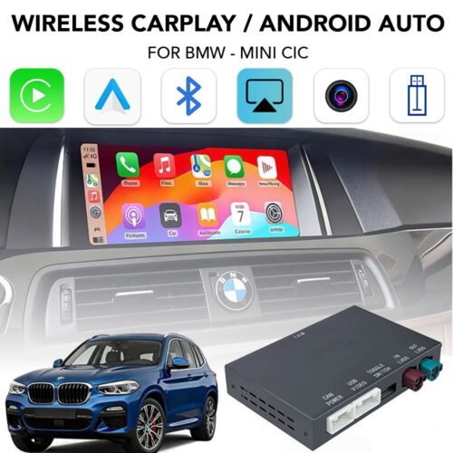 LENOVO LTP BM2906F CPAA (WIRELESS CARPLAY / ANDROID AUTO BOX for BMW - MINI (CIC system) with 2 cameras FRONT - REAR) - WEXML.GR