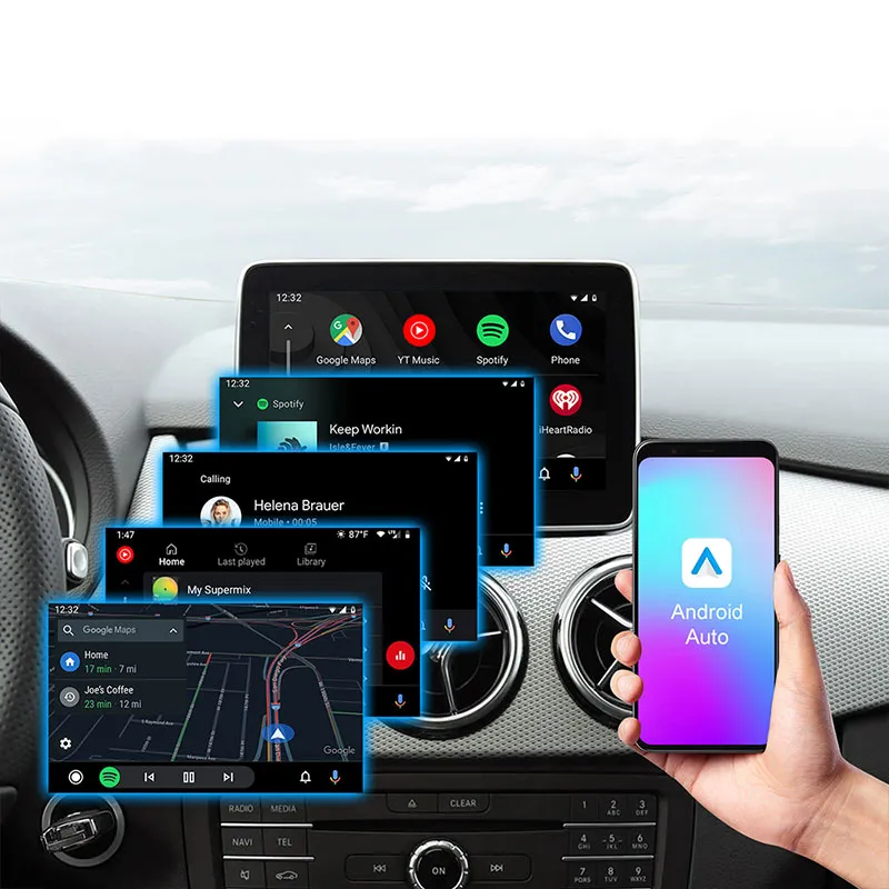 DIGITAL IQ BZ 503F CPAA (WIRELESS CARPLAY / ANDROID AUTO BOX for MERCEDES mod. 2014-2018 with NTG 5.0/5.1 with 2 CAMERAS) - immagine 12