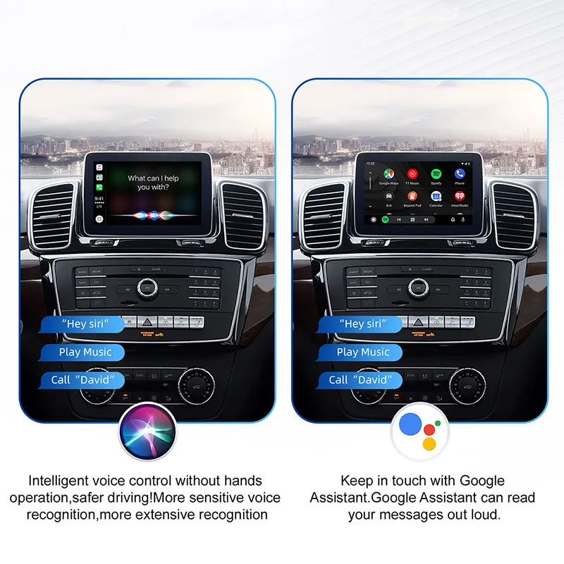 DIGITAL IQ BZ 503F CPAA (WIRELESS CARPLAY / ANDROID AUTO BOX for MERCEDES mod. 2014-2018 with NTG 5.0/5.1 with 2 CAMERAS) - immagine 11