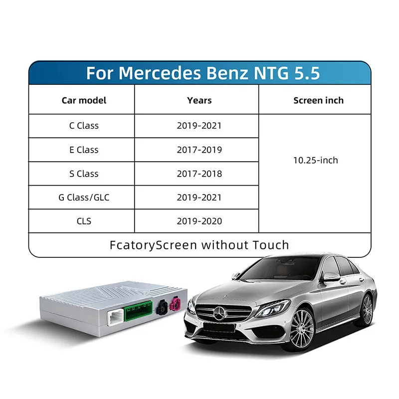 DIGITAL IQ BZ 504F CPAA (WIRELESS CARPLAY / ANDROID AUTO BOX for MERCEDES mod. 2017-2021 with NTG 5.5 with 10.25" screen - with 2 CAMERAS) - immagine 16
