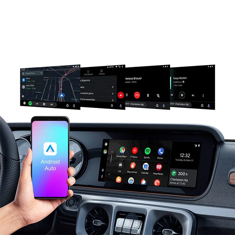 DIGITAL IQ BZ 504F CPAA (WIRELESS CARPLAY / ANDROID AUTO BOX for MERCEDES mod. 2017-2021 with NTG 5.5 with 10.25" screen - with 2 CAMERAS) - immagine 12