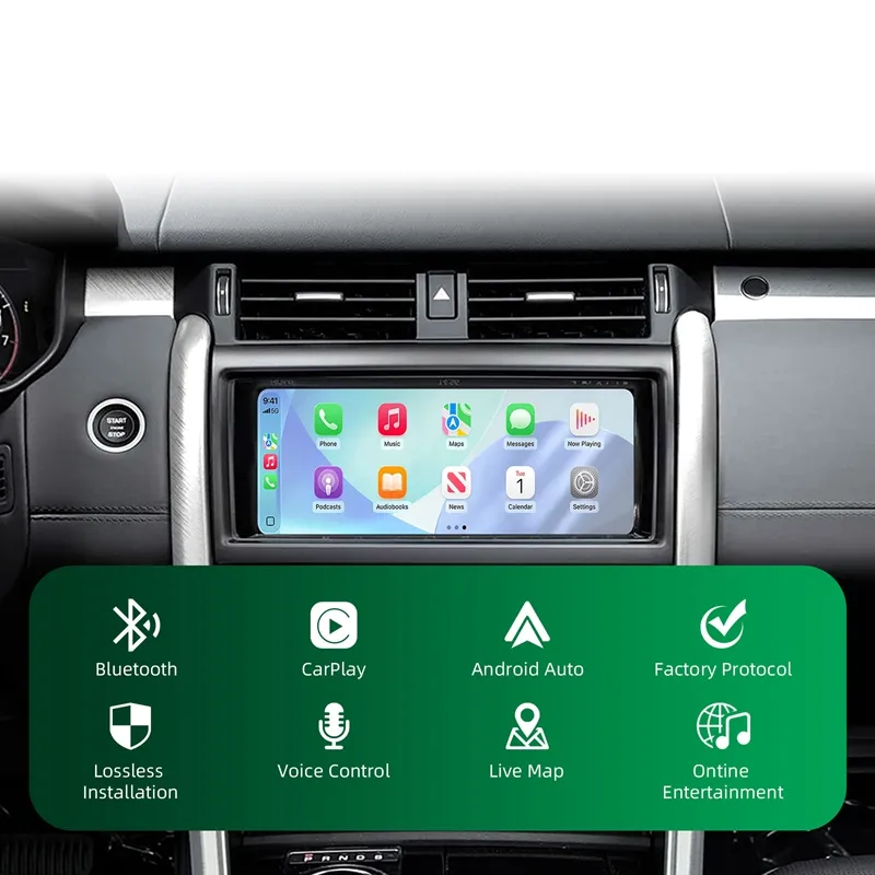 DIGITAL IQ LR 522F CPA (WIRELESS CARPLAY / ANDROID AUTO BOX with 2 CAMERA IN for JAGUAR - LAND ROVER mod. 2016-2019 with HARMAN 10.25" Screen) - immagine 15