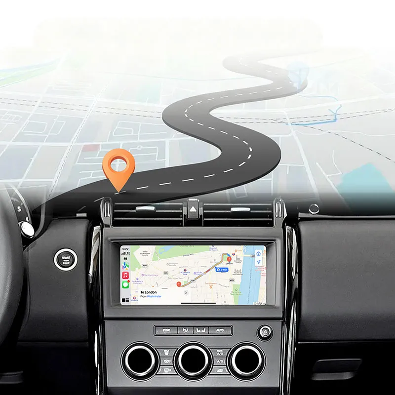 DIGITAL IQ LR 522F CPA (WIRELESS CARPLAY / ANDROID AUTO BOX with 2 CAMERA IN for JAGUAR - LAND ROVER mod. 2016-2019 with HARMAN 10.25" Screen) - immagine 9