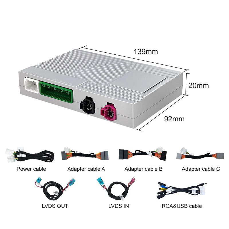 DIGITAL IQ LR 522F CPA (WIRELESS CARPLAY / ANDROID AUTO BOX with 2 CAMERA IN for JAGUAR - LAND ROVER mod. 2016-2019 with HARMAN 10.25" Screen) - immagine 5
