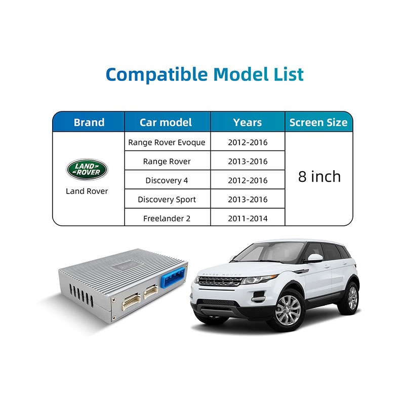 DIGITAL IQ LR 715F CPA (WIRELESS CARPLAY / ANDROID AUTO BOX with 2 CAMERA IN for JAGUAR - LAND ROVER mod. 2016-2019 with BOSCH 8" Screen) - immagine 5
