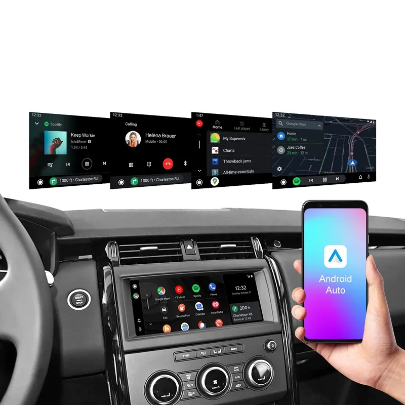 DIGITAL IQ LR 715F CPA (WIRELESS CARPLAY / ANDROID AUTO BOX with 2 CAMERA IN for JAGUAR - LAND ROVER mod. 2016-2019 with BOSCH 8" Screen) - immagine 11