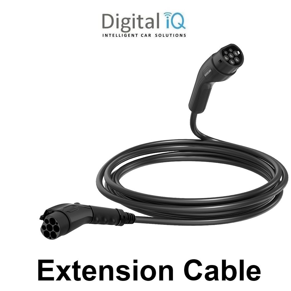 DIQ EV EXC 43222 (EXTENSION CABLE TYPE 2 CB32A03 - 5m - 32A - 22kW - 3 Phase)