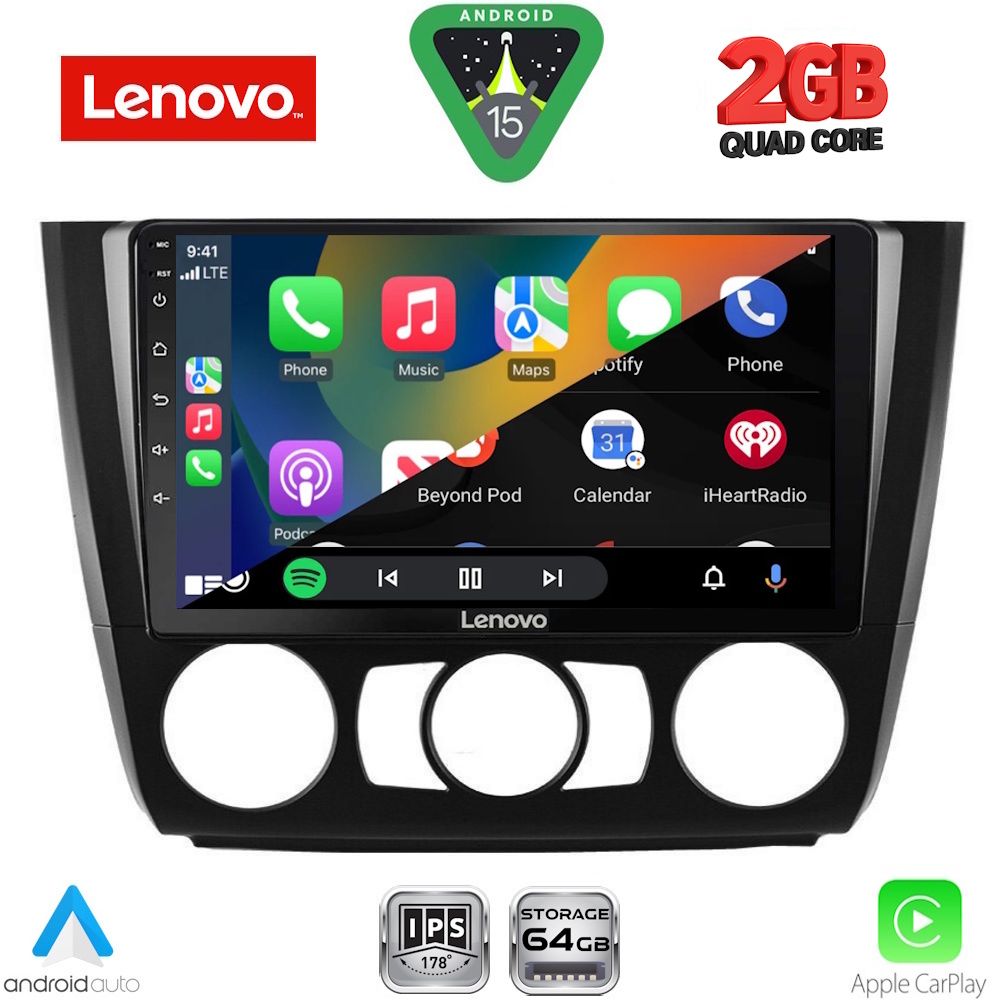 LENOVO LVD 2040_CPA A/C (9inc) MULTIMEDIA TABLET for BMW S.1 E81-82-87-88 mod. 2004-2013 - immagine 2