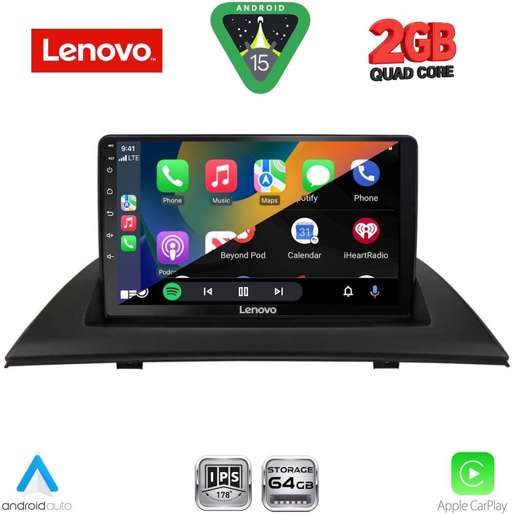LENOVO LVD 2058_CPA (9inc) MULTIMEDIA TABLET for BMW X3 (E83) mod. 2003-2010 - immagine 2