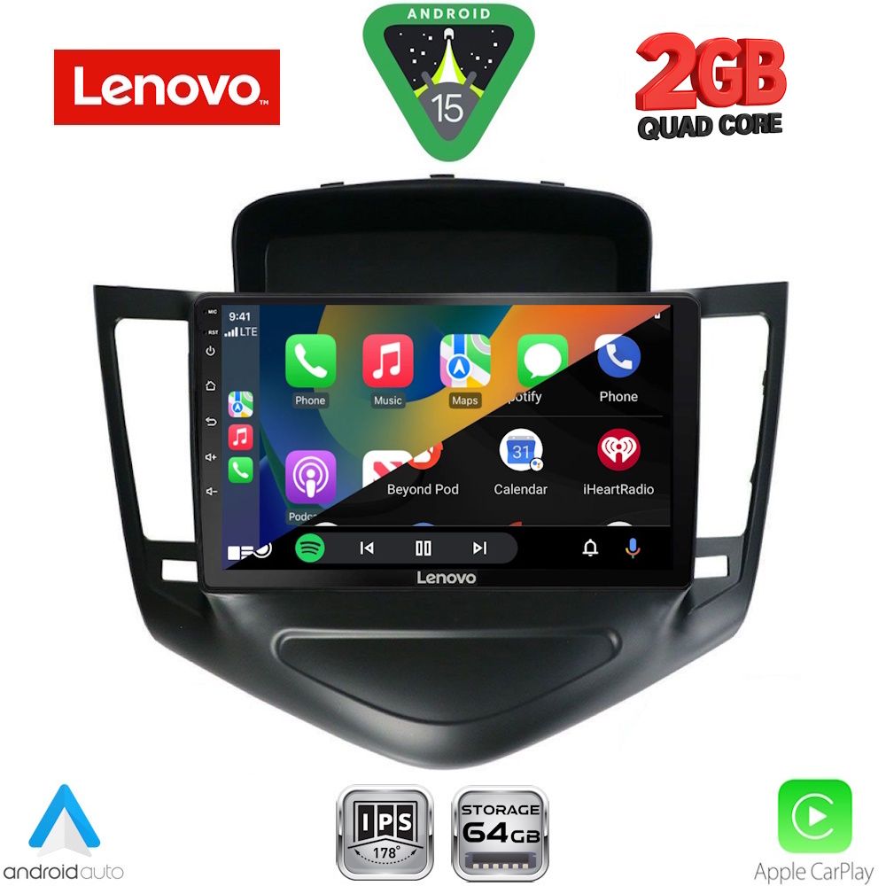 LENOVO LVD 2076_CPA (9inc) MULTIMEDIA TABLET for CHEVROLET CRUZE mod. 2008-2012 - immagine 2