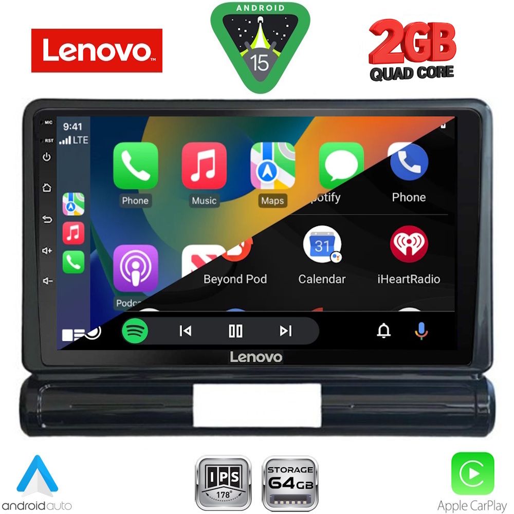 LENOVO LVD 2093L_CPA (9inc) MULTIMEDIA TABLET for CITROEN C3 - DS3 mod. 2016-2024 Low Version - immagine 3