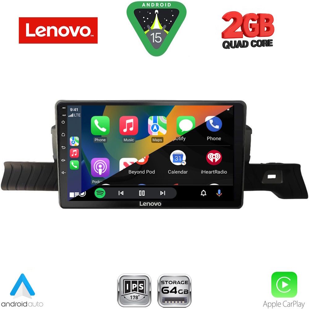 LENOVO LVD 2094_CPA (9inc) MULTIMEDIA TABLET for CITROEN C3 mod. 2024-2026 - immagine 2