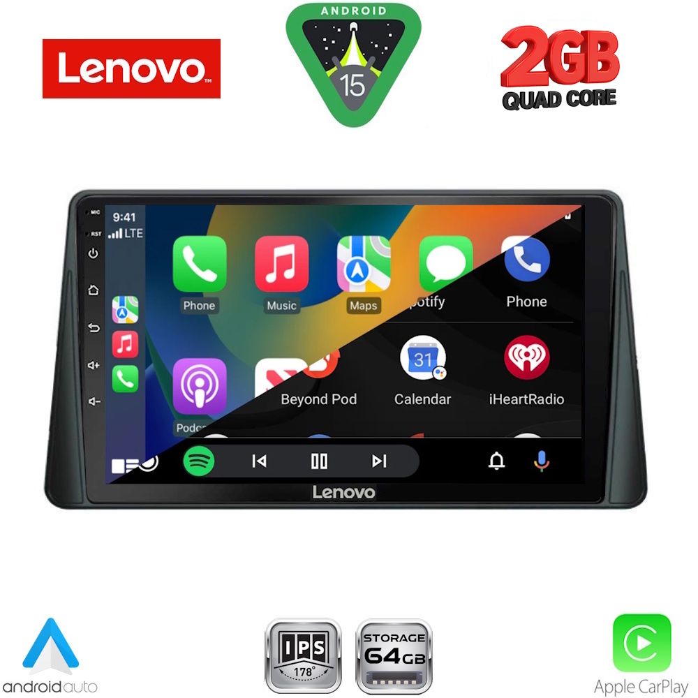 LENOVO LVD 2158_CPA (9inc) MULTIMEDIA TABLET for FORD FOCUS mod. 2019-2025 - immagine 2