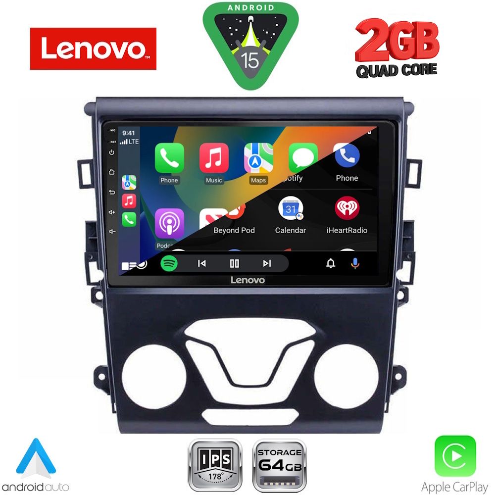 LENOVO LVD 2164_CPA A/C (9inc) MULTIMEDIA TABLET for FORD MONDEO mod. 2014-2025 - immagine 2