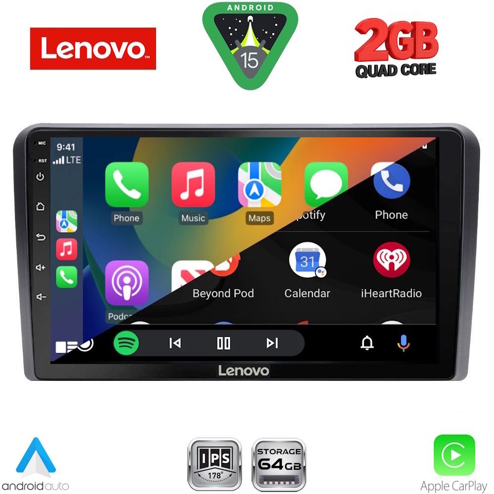 LENOVO LVD 2168SQ_CPA (10inc) MULTIMEDIA TABLET for FORD mod. 2004-2007 - immagine 10