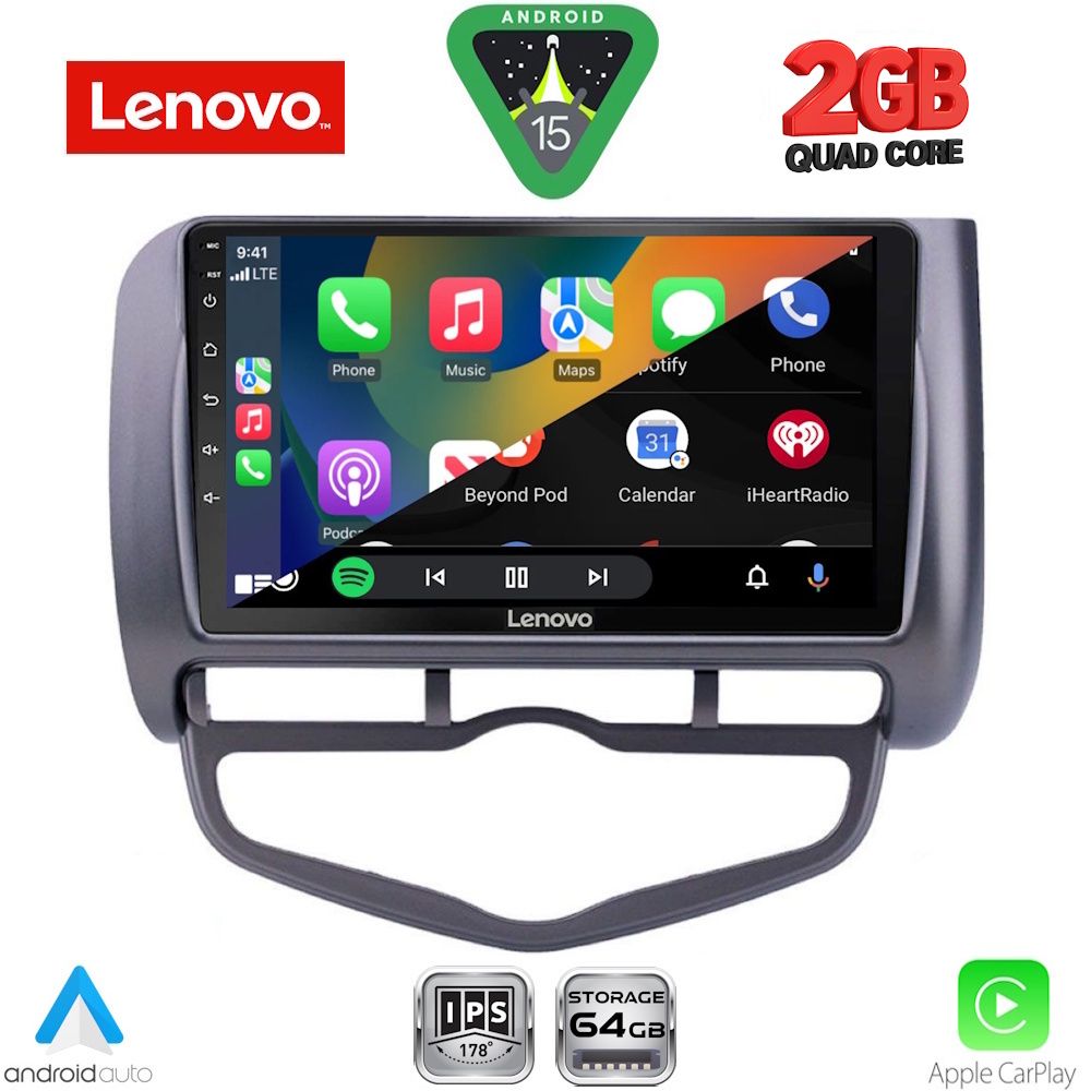 LENOVO LVD 2210_CPA CLIMA (9inc) MULTIMEDIA TABLET for HONDA JAZZ mod. 2002-2008 - immagine 2