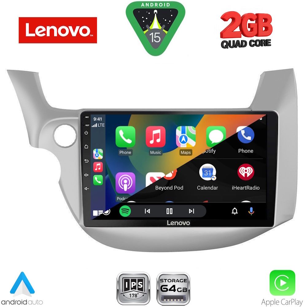 LENOVO LVD 2211_CPA (10inc) MULTIMEDIA TABLET for HONDA JAZZ mod. 2008-2012 - immagine 2