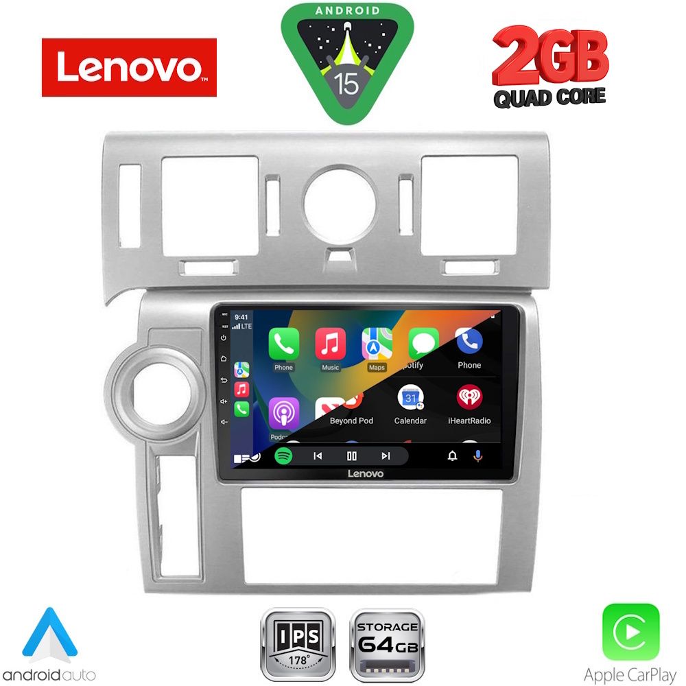 LENOVO LVD 2216_CPA (9inc) MULTIMEDIA TABLET for HUMMER H2 mod. 2008-2009 - immagine 2