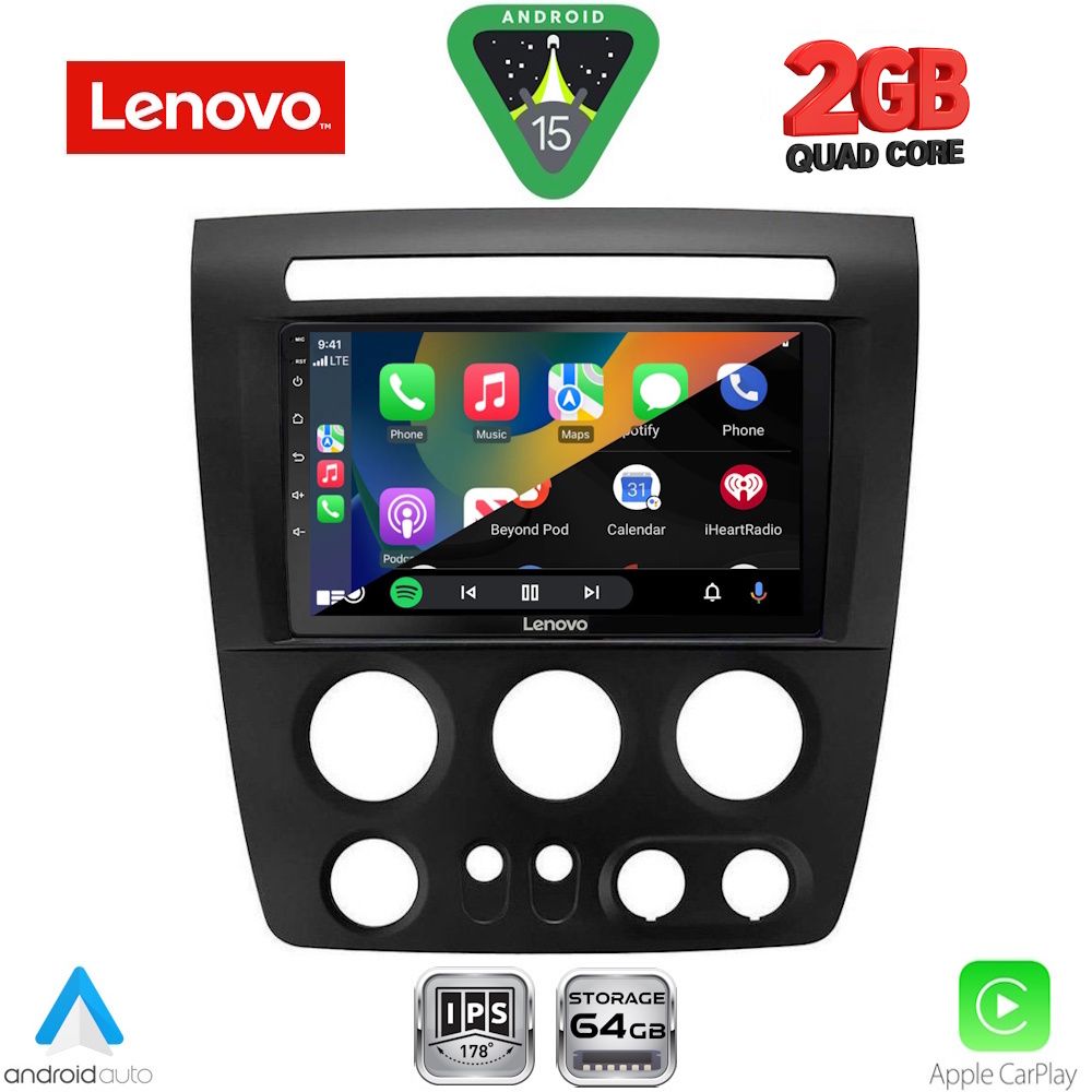 LENOVO LVD 2218_CPA (9inc) MULTIMEDIA TABLET for HUMMER H3 mod. 2005-2009 - immagine 2
