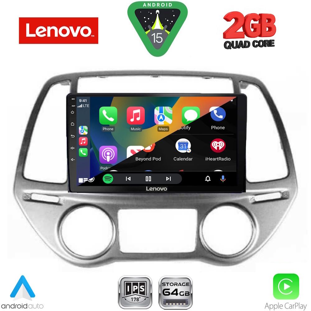 LENOVO LVD 2227_CPA CLIMA (9inc) MULTIMEDIA TABLET for HYUNDAI i20 mod. 2008-2012 - immagine 2