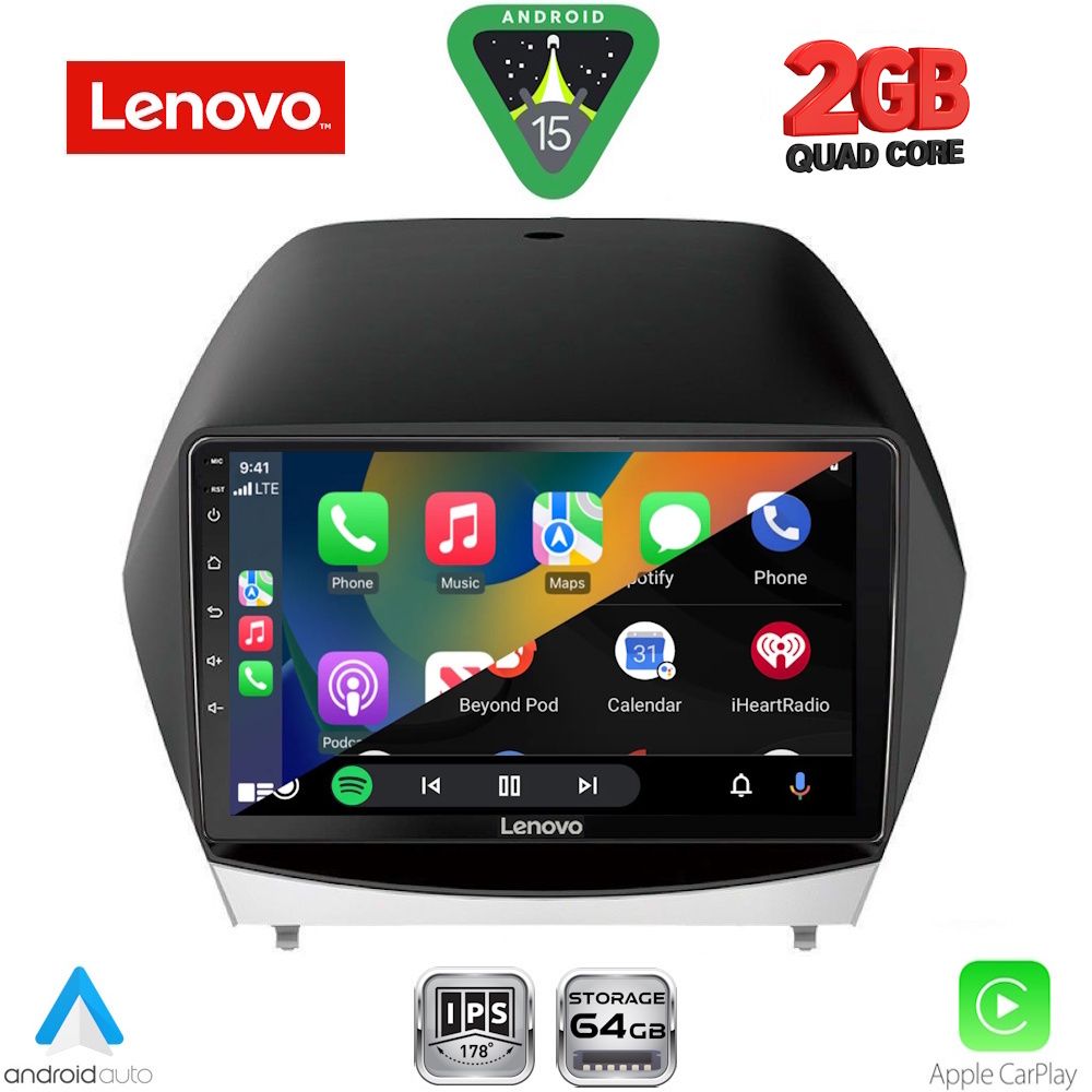 LENOVO LVD 2235_CPA (10inc) MULTIMEDIA TABLET for HYUNDAI iX35 mod. 2010-2015 - immagine 2