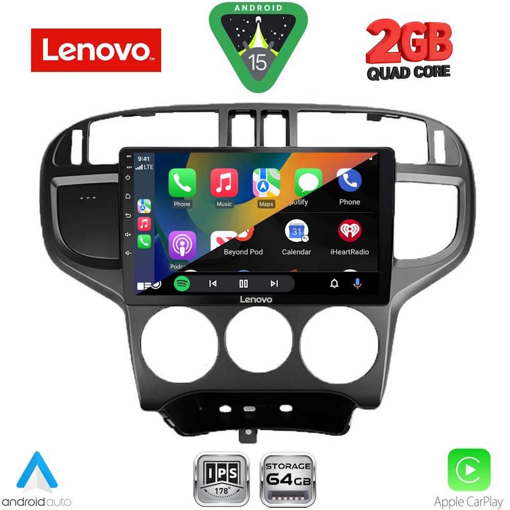 LENOVO LVD 2240_CPA (9inc) MULTIMEDIA TABLET for HYUNDAI MATRIX mod. 2001-2010 - immagine 2