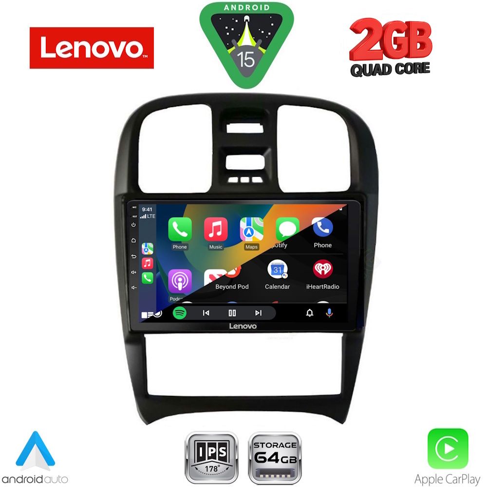 LENOVO LVD 2247_CPA (9inc) MULTIMEDIA TABLET for HYUNDAI SONATA mod. 2000-2006 - immagine 2