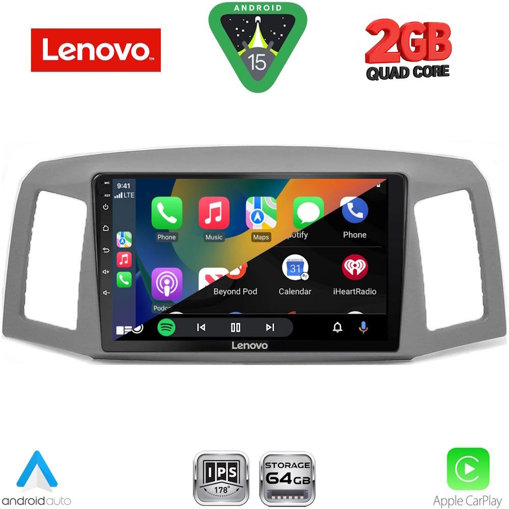 LENOVO LVD 2281_CPA (10inc) MULTIMEDIA TABLET for JEEP GRAND CHEROKEE mod. 2005-2007 - immagine 3