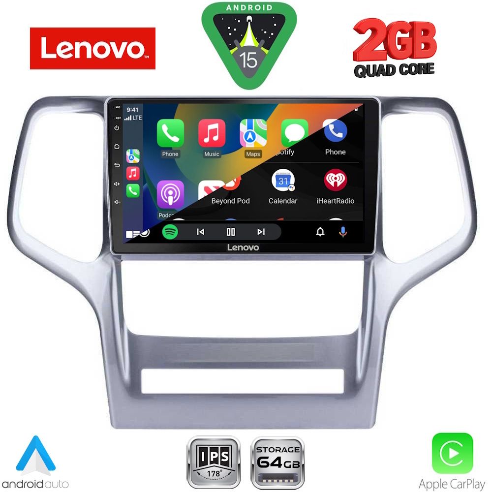 LENOVO LVD 2282_CPA (9inc) MULTIMEDIA TABLET for JEEP GRAND CHEROKEE mod. 2011-2014 - immagine 2