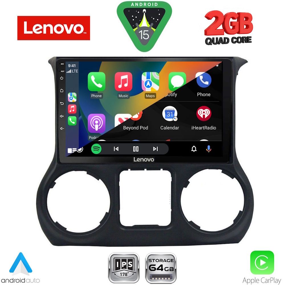 LENOVO LVD 2296_CPA (10inc) MULTIMEDIA TABLET for JEEP WRANGLER mod. 2014-2017 - immagine 2