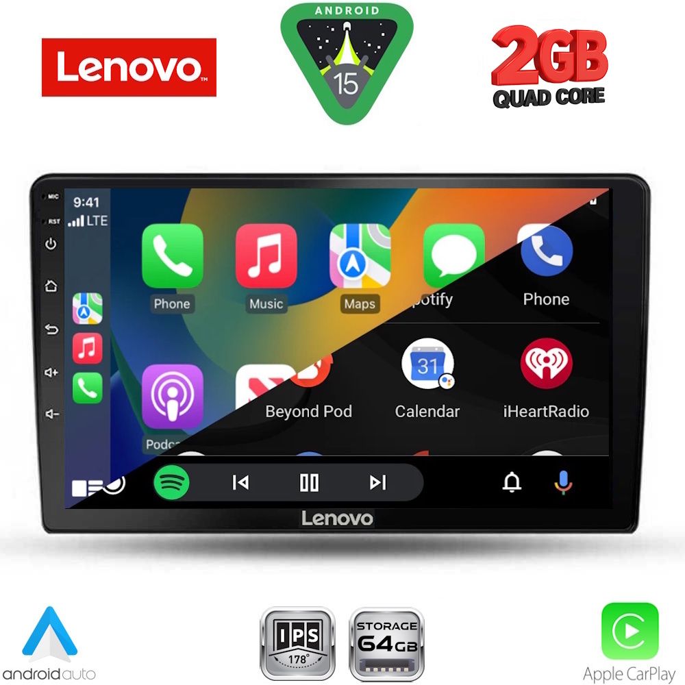 LENOVO LVD 2324_CPA (CLIMA+A/C) (9inc) MULTIMEDIA TABLET for KIA SPORTAGE mod. 2004-2010 - immagine 2